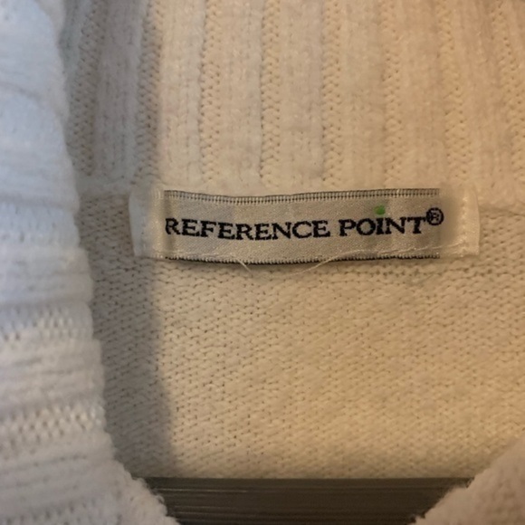 Reference Point White Turtle Neck sweater Small - Picture 6 of 8